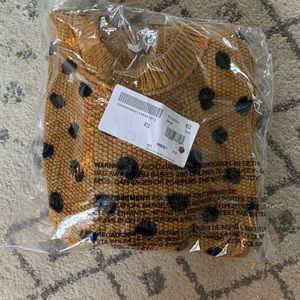 Madewell painted dots sweater